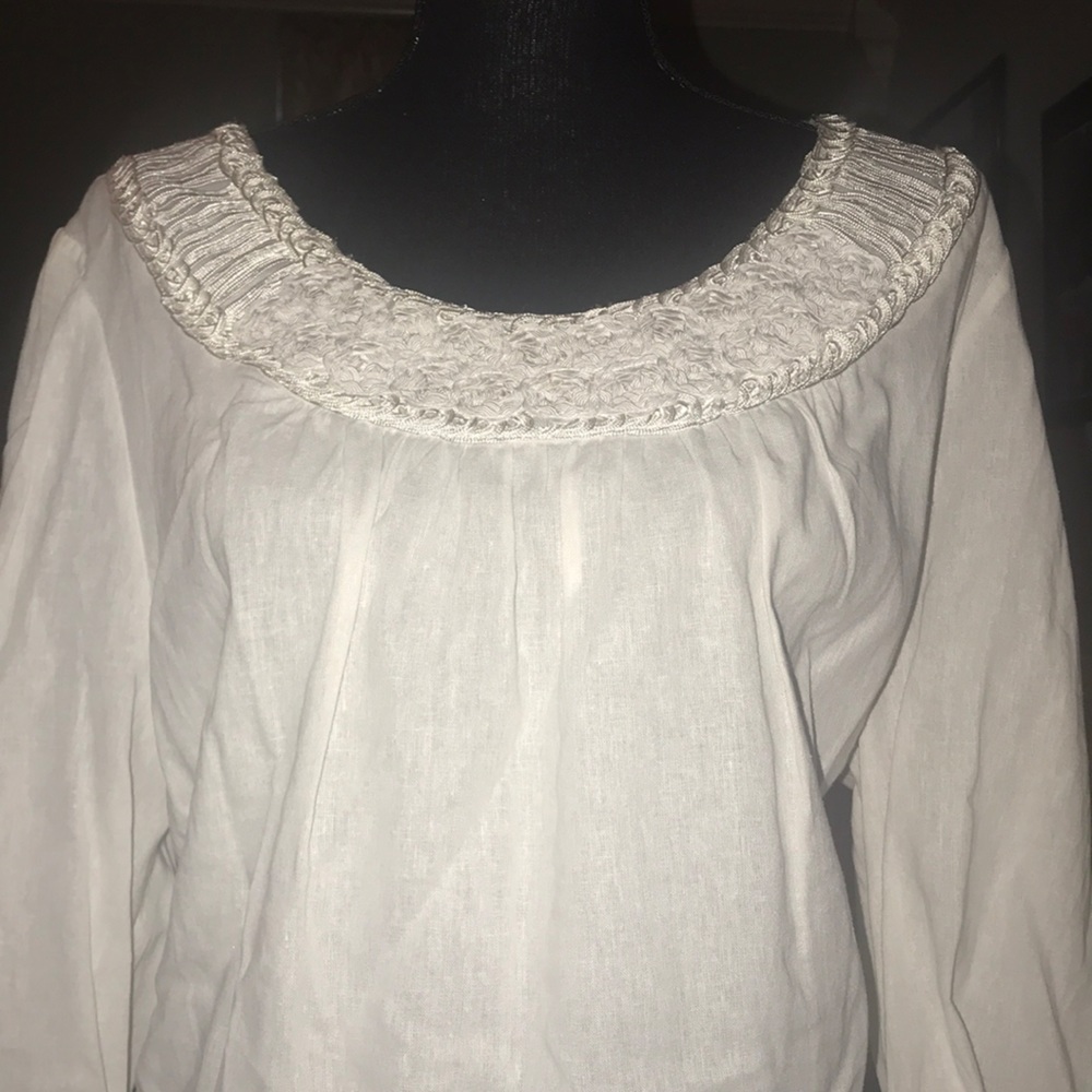 Plus size linen shirt